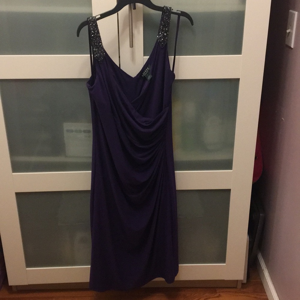 Fancy dress with beads